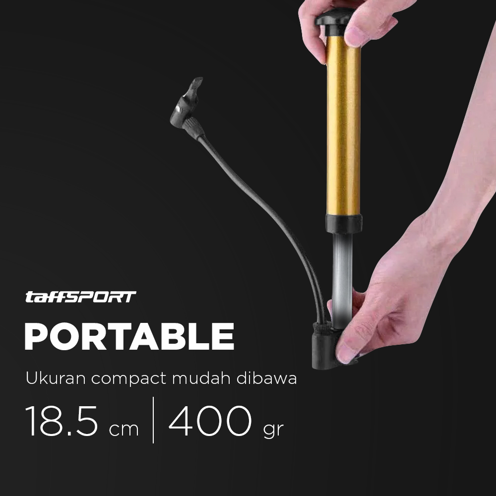 TaffSPORT Pompa Angin Ban Sepeda Tier Air Pump - PM002