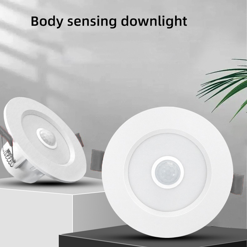ZHENGHAO Lampu Sorot LED Plafon Downlight Sensor PIR Cool White 6000K - ZG40