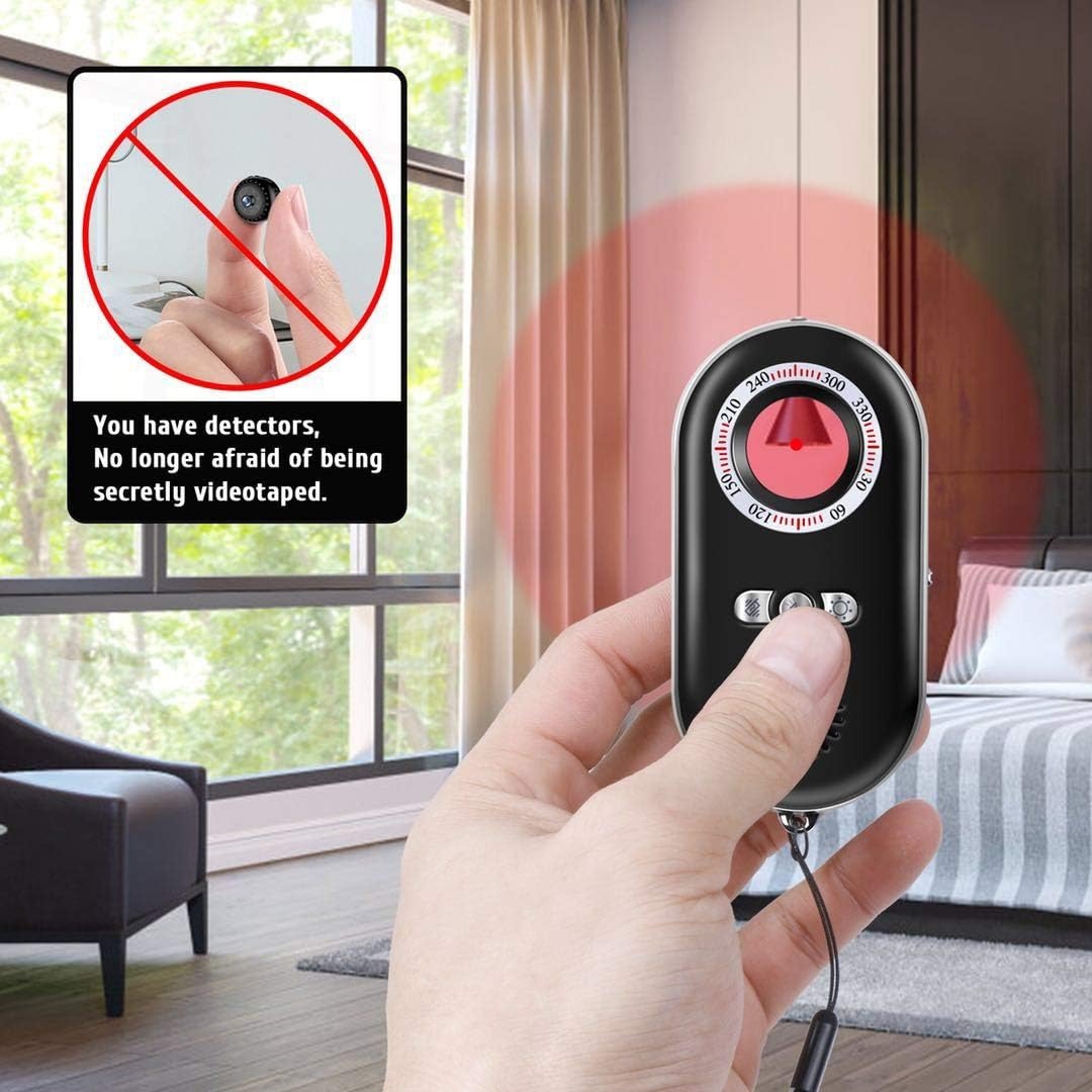 IBNUNU Alat Deteksi Kamera Tersembunyi Infrared Anti Spy Cam Detector - K98