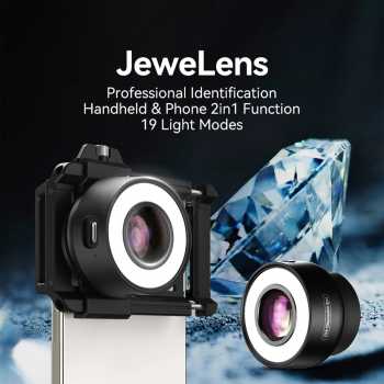 APEXEL Lensa Kamera HP Smartphone Microscope 120X LED UV Light 110mAh - APL-MS120