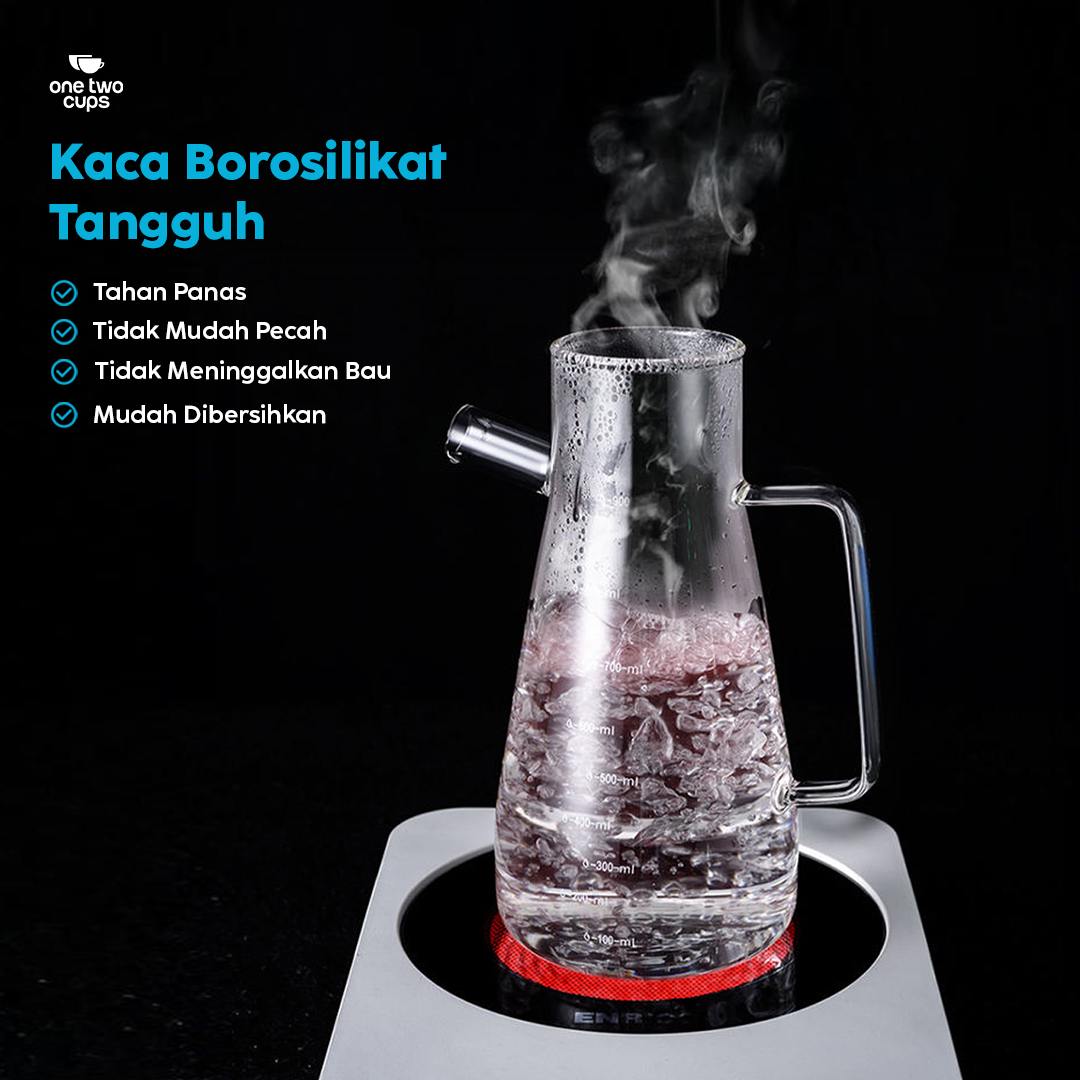 One Two Cups Botol Minyak Kaca Glass Oil Bottle Heat Resistant - KG75