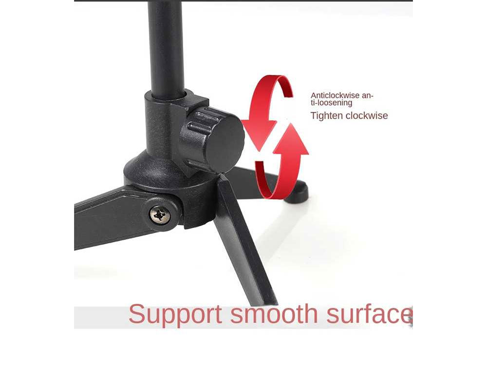 Dawndesslo Stand Mikrofon Desktop Microphone Holder Adjustable Height - BM-03