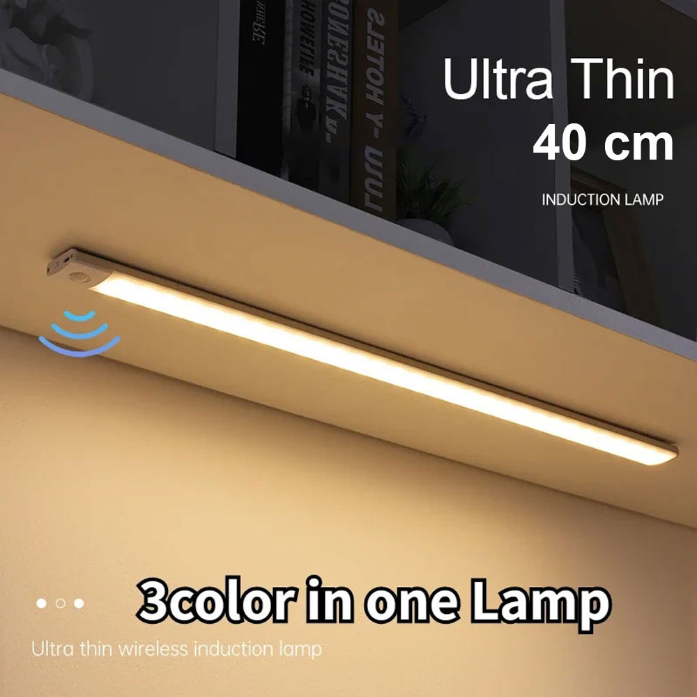 YIJUN Lampu LED Ultra Thin Motion Sensor Cabinet Light 3in1 Color - L1005