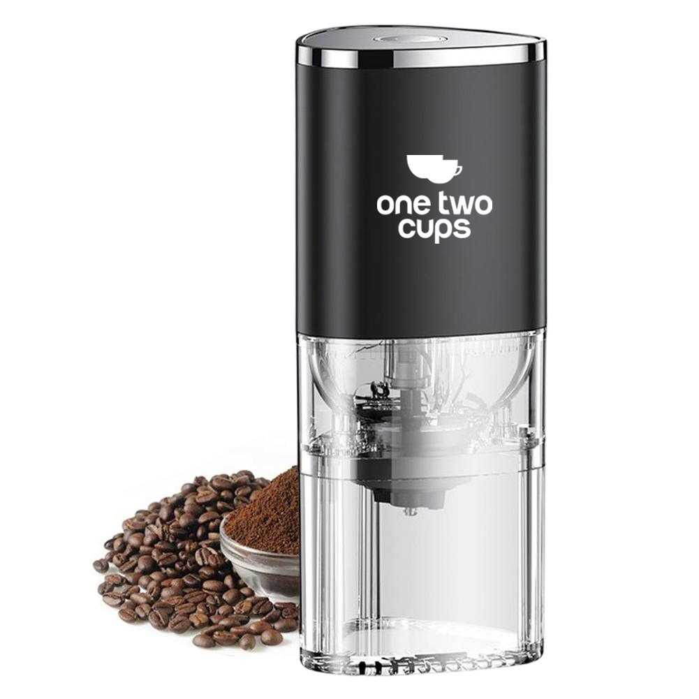 One Two Cups Penggiling Kopi Elektrik Coffee Grinder Adjustable 155ml - ZT-003