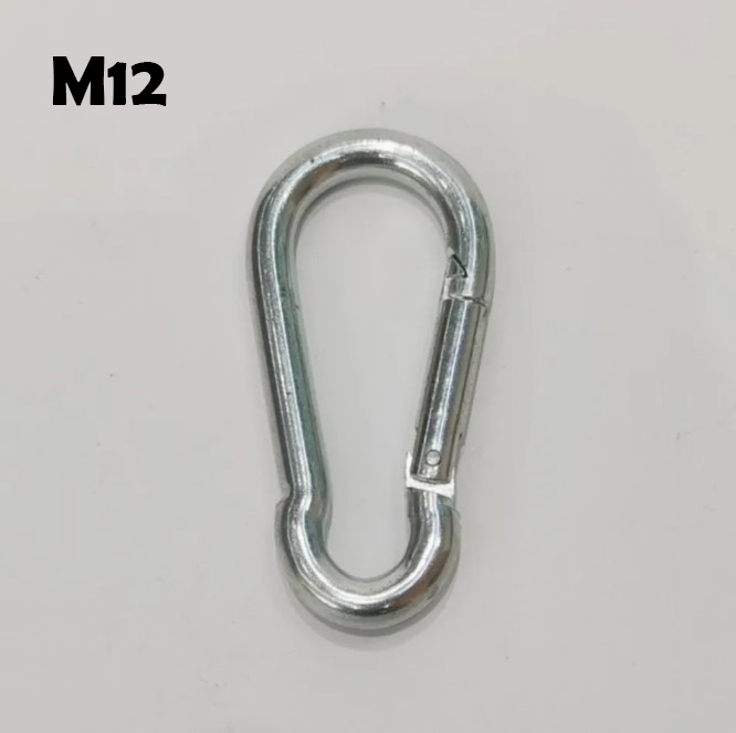 GYMTOP Carabiner Gantungan Kunci Spring Buckle Stainless Steel