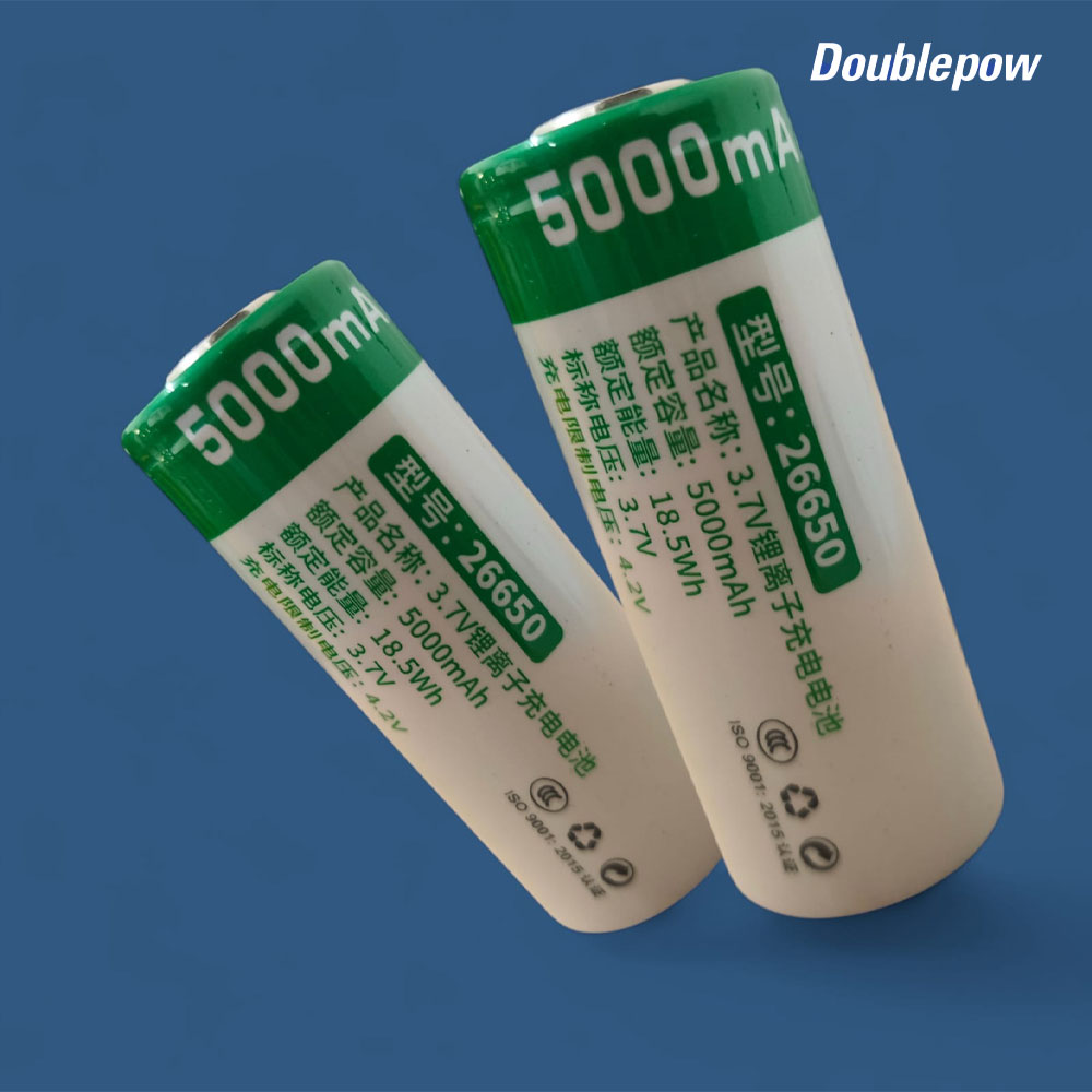 Doublepow Baterai Rechargeable 26650 Li-Ion 3.7V 5000mAh 1 PCS