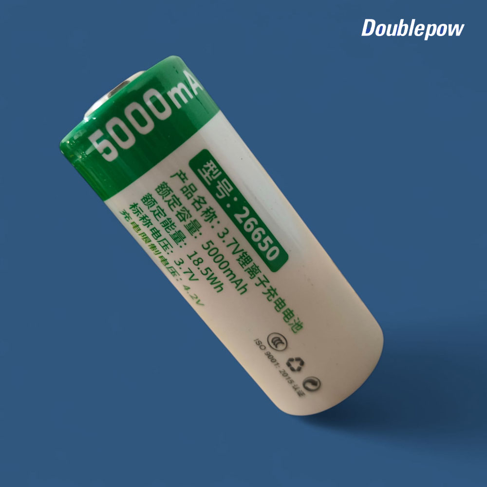 Doublepow Baterai Rechargeable 26650 Li-Ion 3.7V 5000mAh 1 PCS