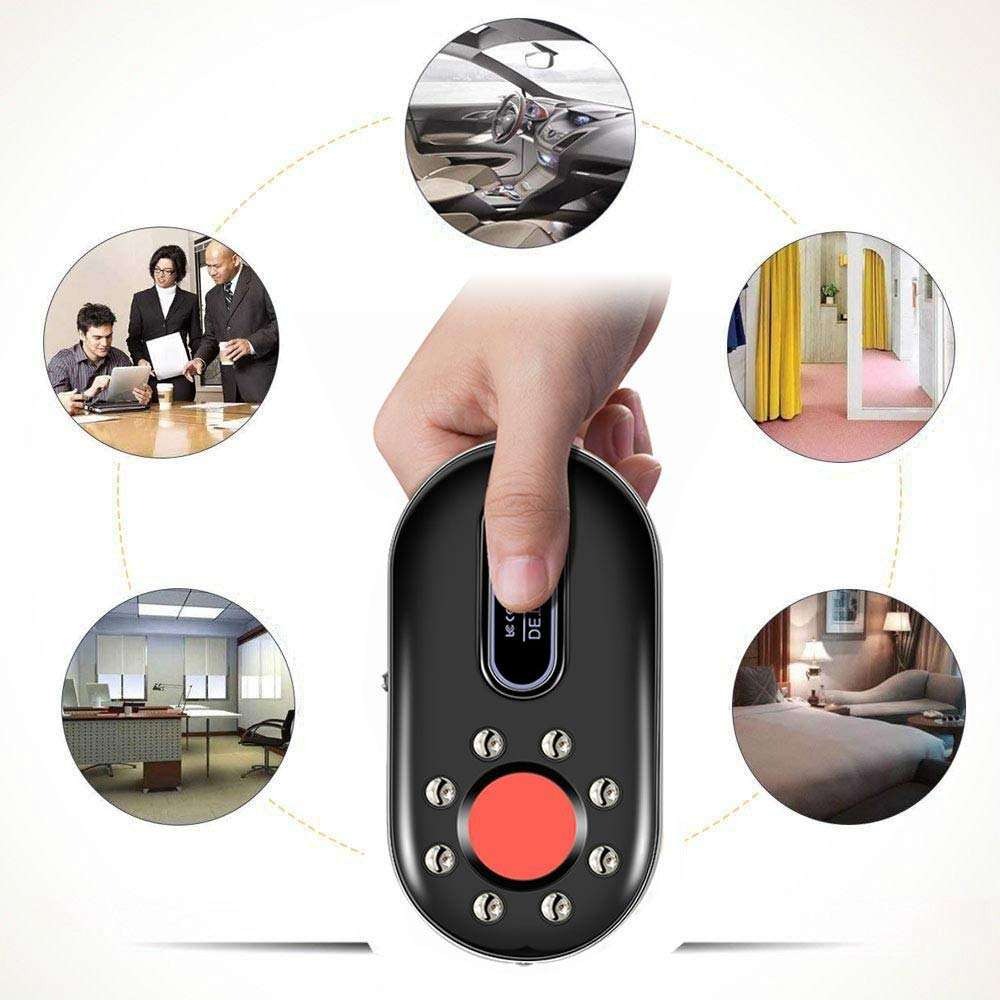 IBNUNU Alat Deteksi Kamera Tersembunyi Infrared Anti Spy Cam Detector - K98