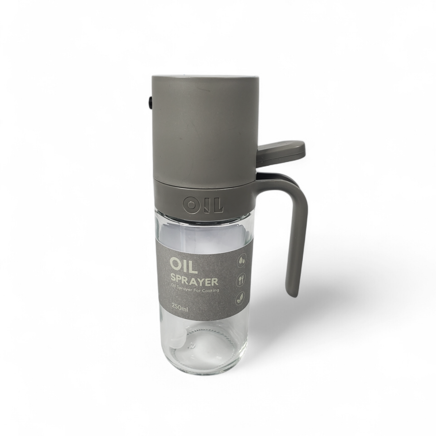LEDOZI Botol Minyak Semprot Kaca Spray Oil Bottle Borosilicate 250ml - AAB049