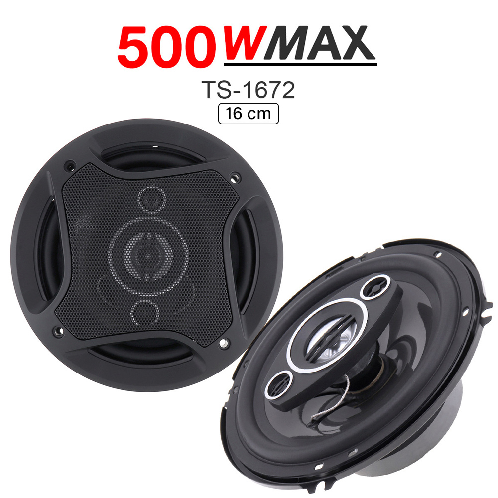 TaffSTUDIO Pcinener Speaker Subwoofer Mobil 6 Inch HiFi 500 W 2 PCS - TS-1672