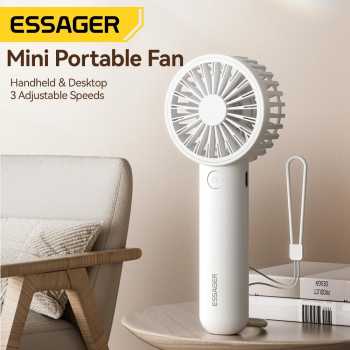 ESSAGER Kipas Angin Portable Desktop Handheld Mini Cooling Fan 1200mAh - F-055