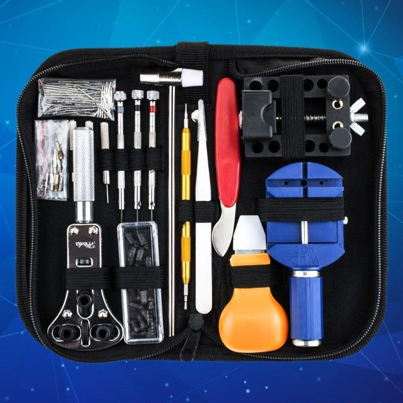 Taffware Peralatan Reparasi Jam Tangan Watch Repair Tool Kit Set - C10050