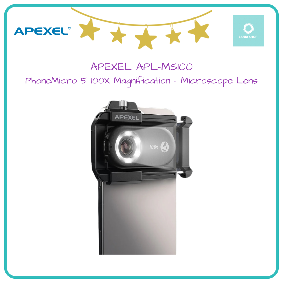 Jual APEXEL APL-MS100 - PhoneMicro 5 100X Magnification