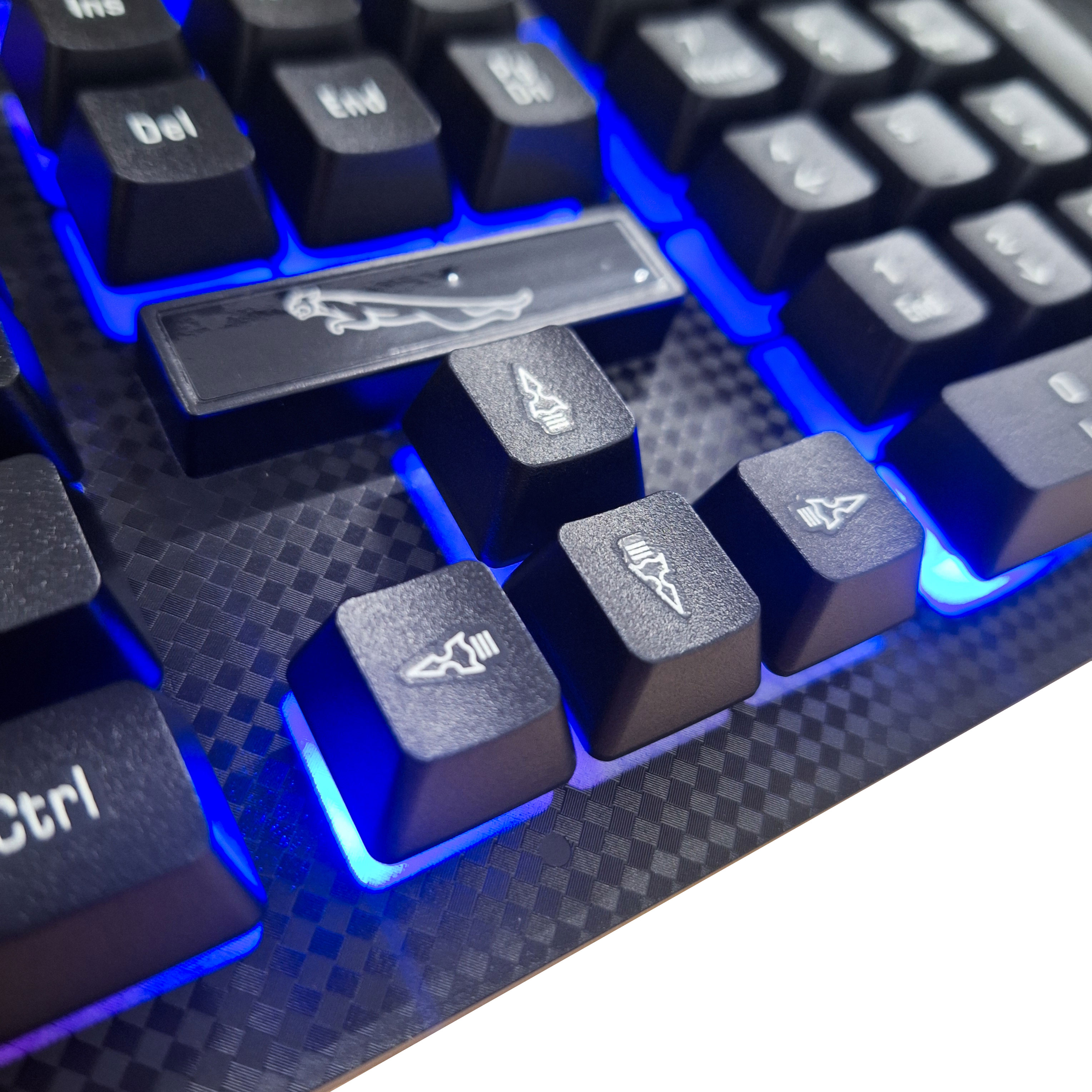 Leopard Gaming Keyboard LED RGB Mechanical Feel USB Wired 104 Keys - G20