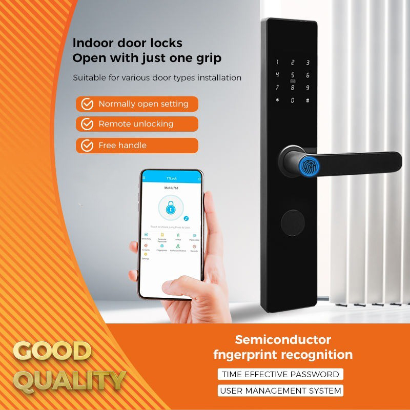MAISUSTY Smart Door Lock Fingerprint Password WiFi Tuya - G1F