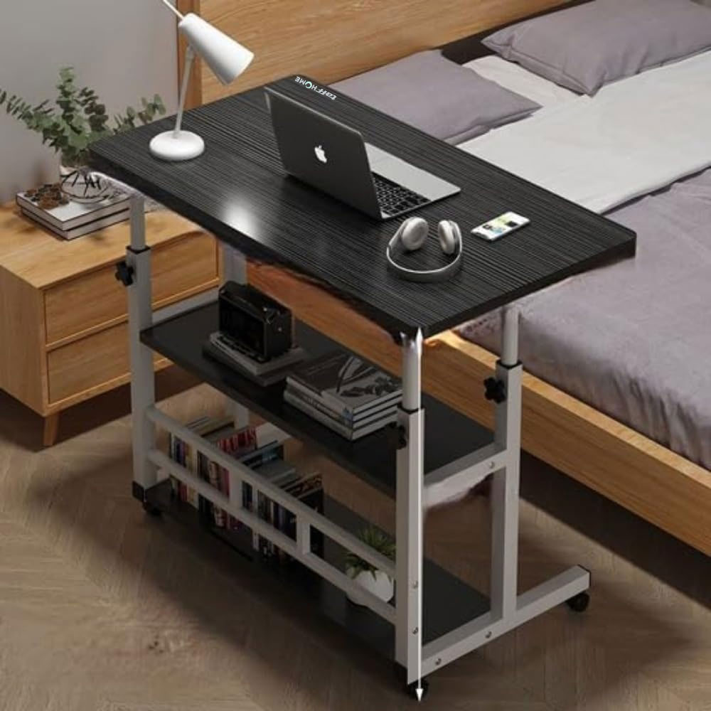 TaffHOME Meja Laptop Study Table Adjustable Double Layer 80x40cm - L200