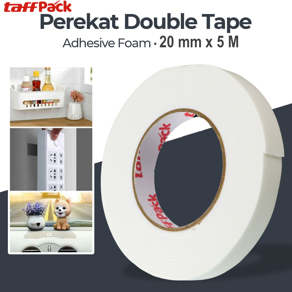 TaffPACK Perekat Double Tape Adhesive No Trace Sticker - J4703