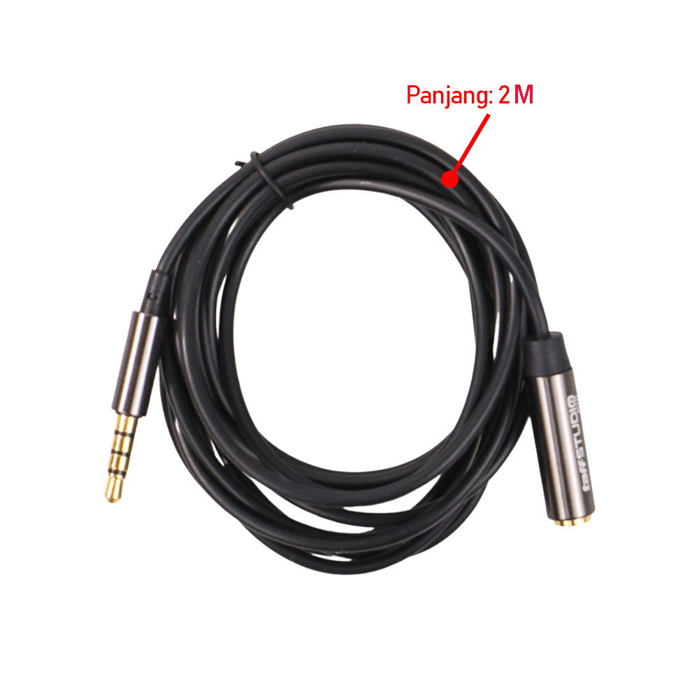 TaffSTUDIO Kabel Aux Audio Extension 3.5mm Male to Female TRRS - AV121