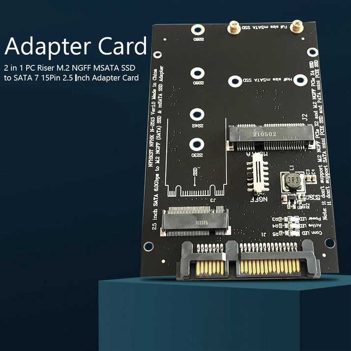 TISHRIC Adaptor Konventer M.2 NGFF SSD to SATA III 2.5 Inch - N-2513