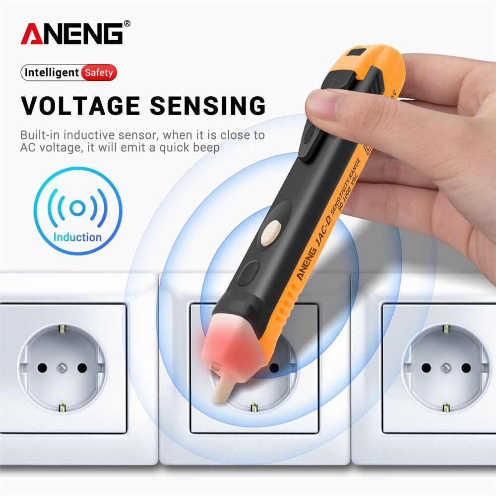 ANENG Tespen Tester Non Contact AC Voltage 90V-1000V - 1AC-D Plus