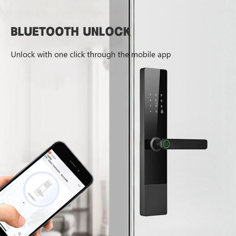 SMARTSTONE Smart Door Lock Fingerprint Password WiFi Tuya App - G3F