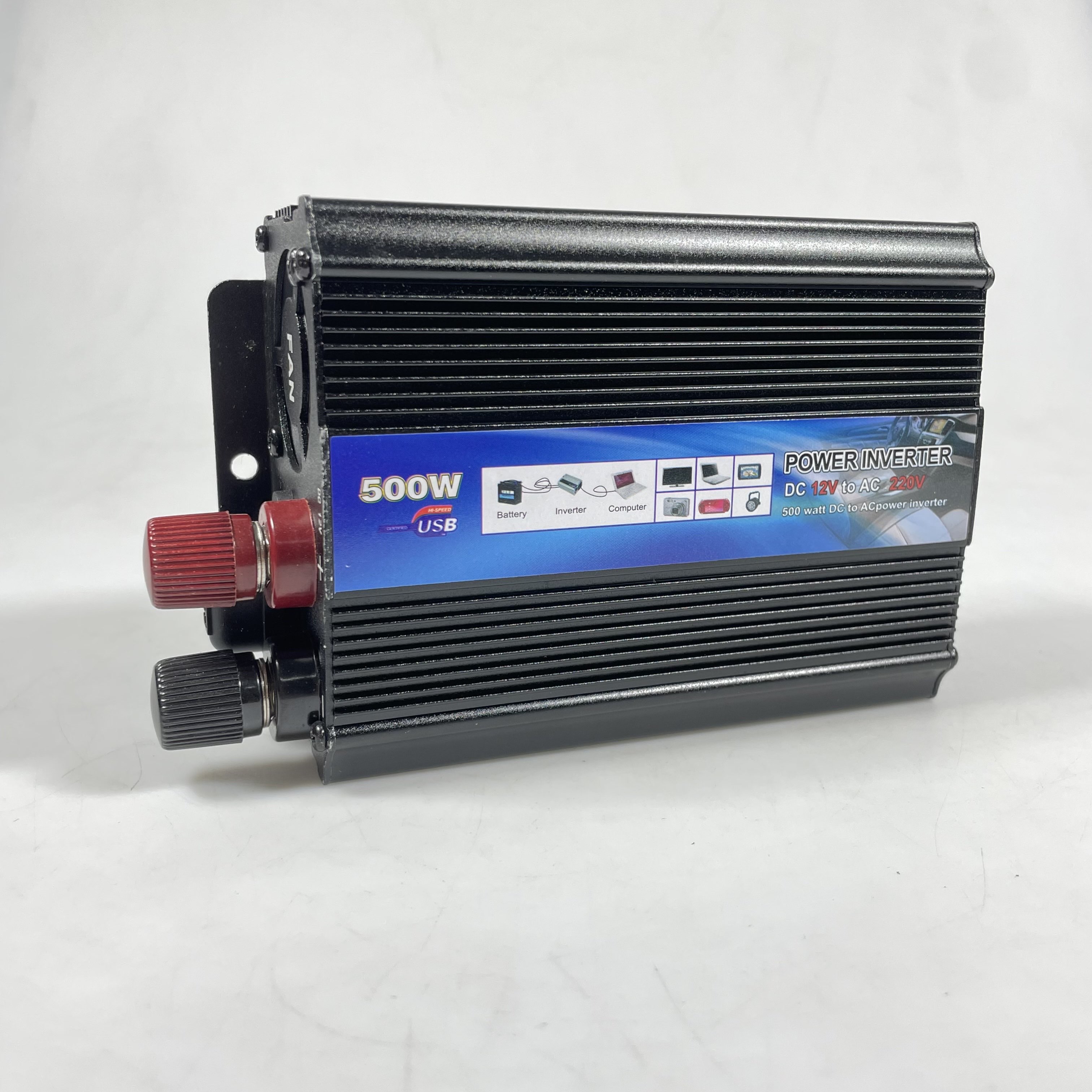 EAFC Power Inverter Mobil Modified Sine Wave DC 12V to AC 220V 500W - USB5