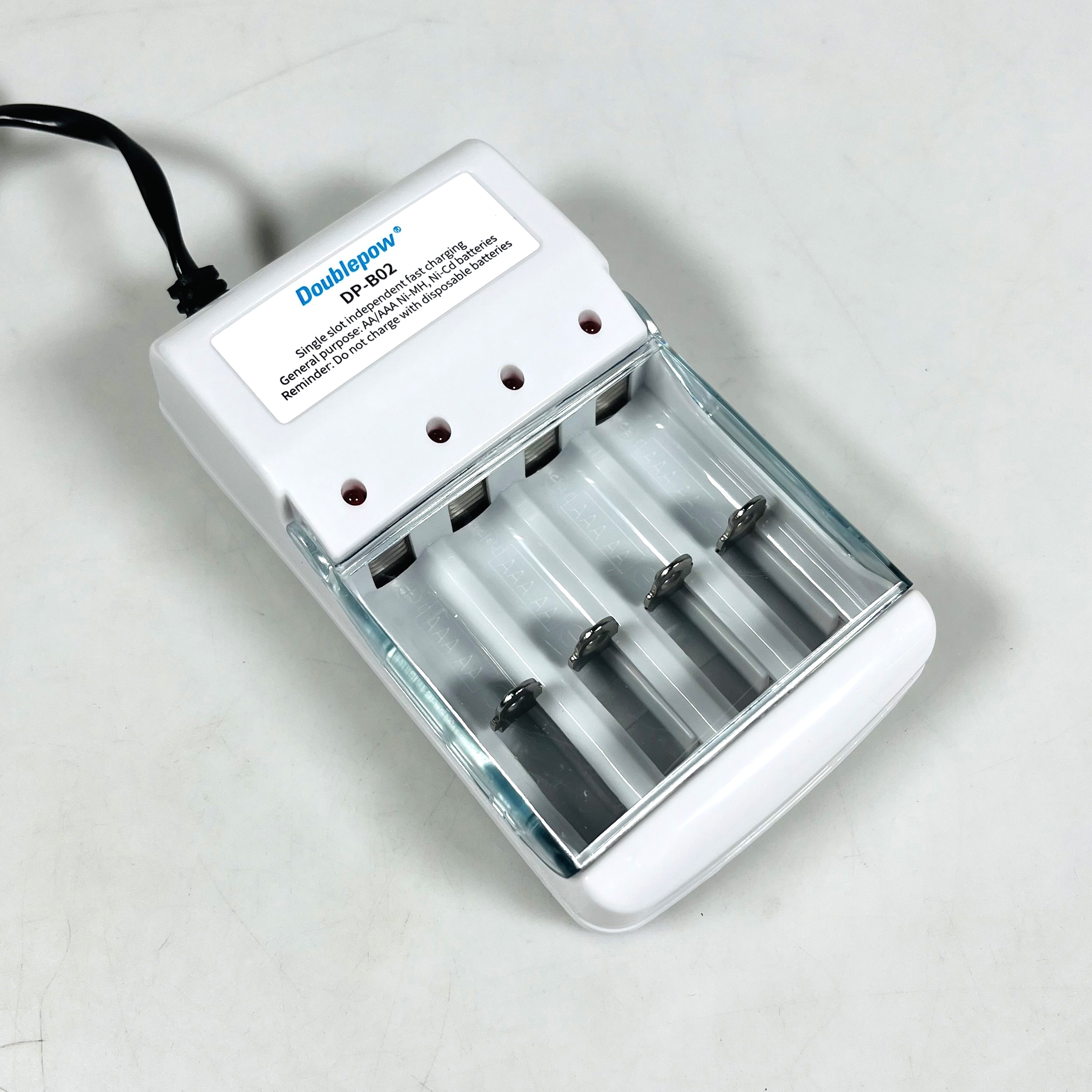 Doublepow Charger Baterai Rechargeable 4 Slot AA AAA with AA 4 PCS - DP-B02