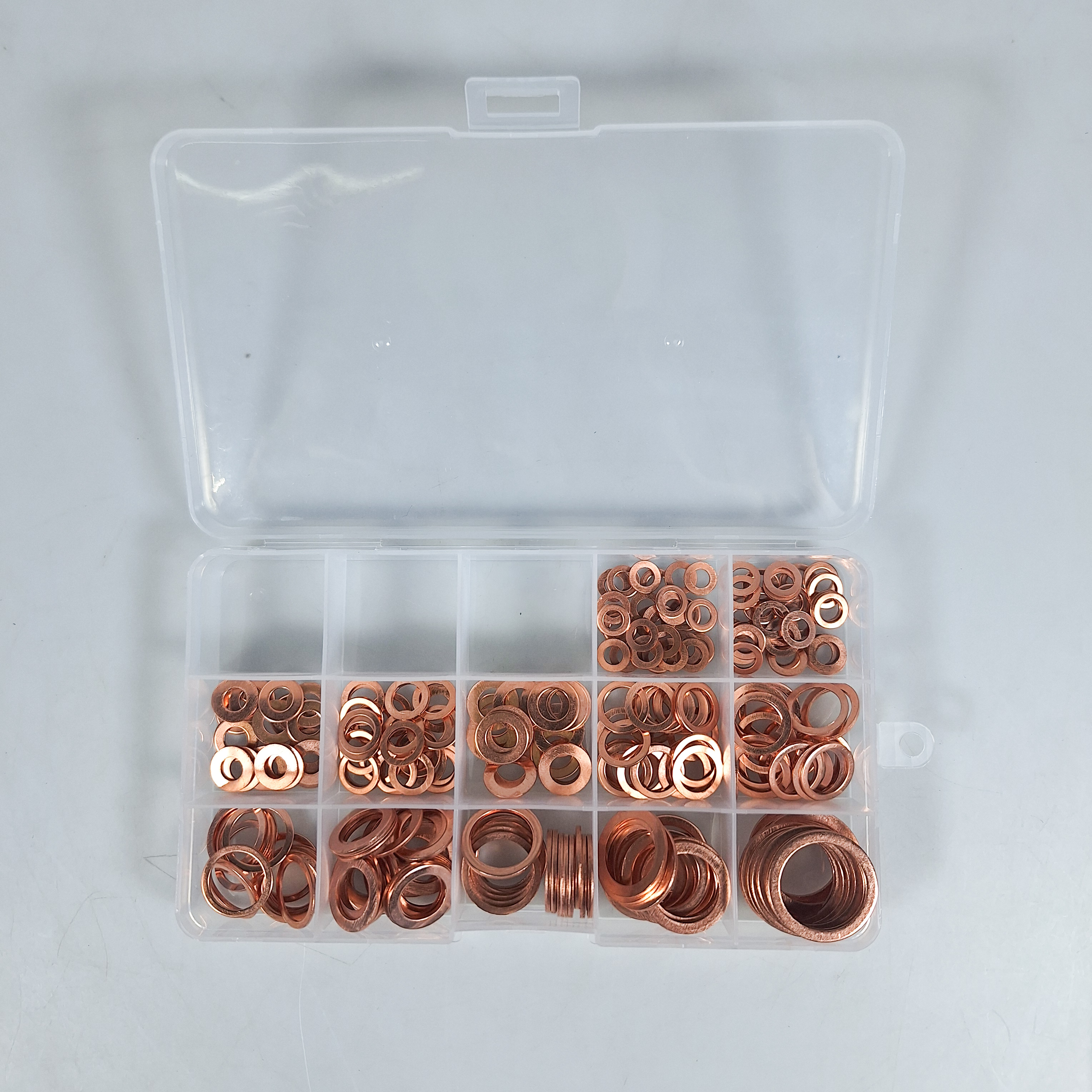 Lissony Ring Baut Gasket Bolt and Nut Flat Ring Tembaga M5-M20 280 PCS - L2280