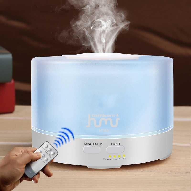 Taffware HUMI Air Humidifier Mini Ultrasonic Diffuser RGB 500ml Remote - HUMI H14A