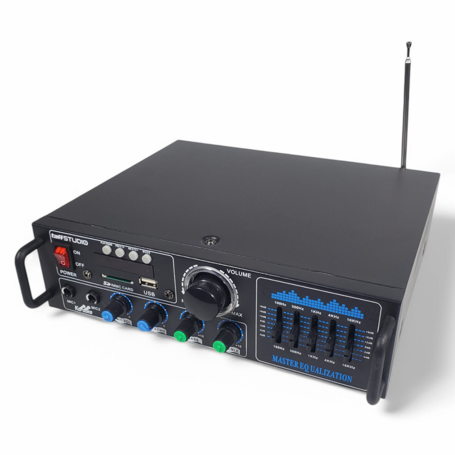TaffSTUDIO Audio Amplifier Bluetooth LED Display HiFi USB 160W - AV-016BT