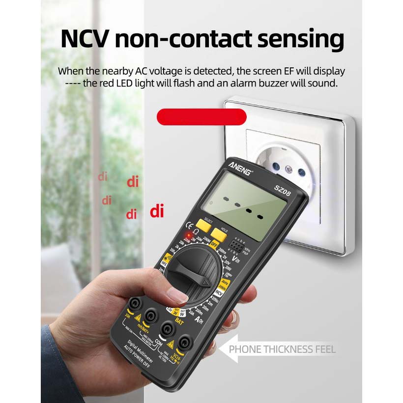 ANENG Digital Multimeter Voltage Tester - SZ08