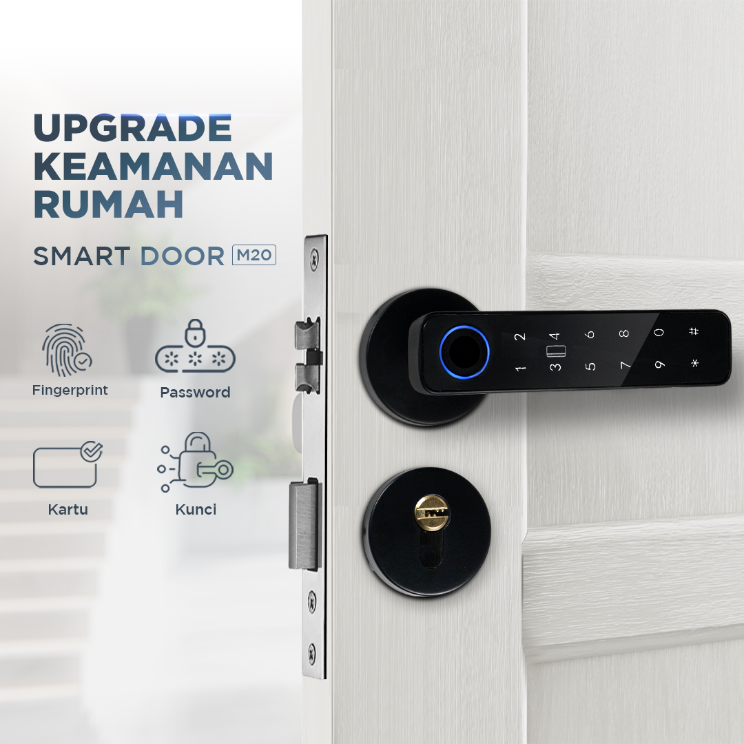 Foshan Smart Door Lock Fingerprint Password Key Card - M20
