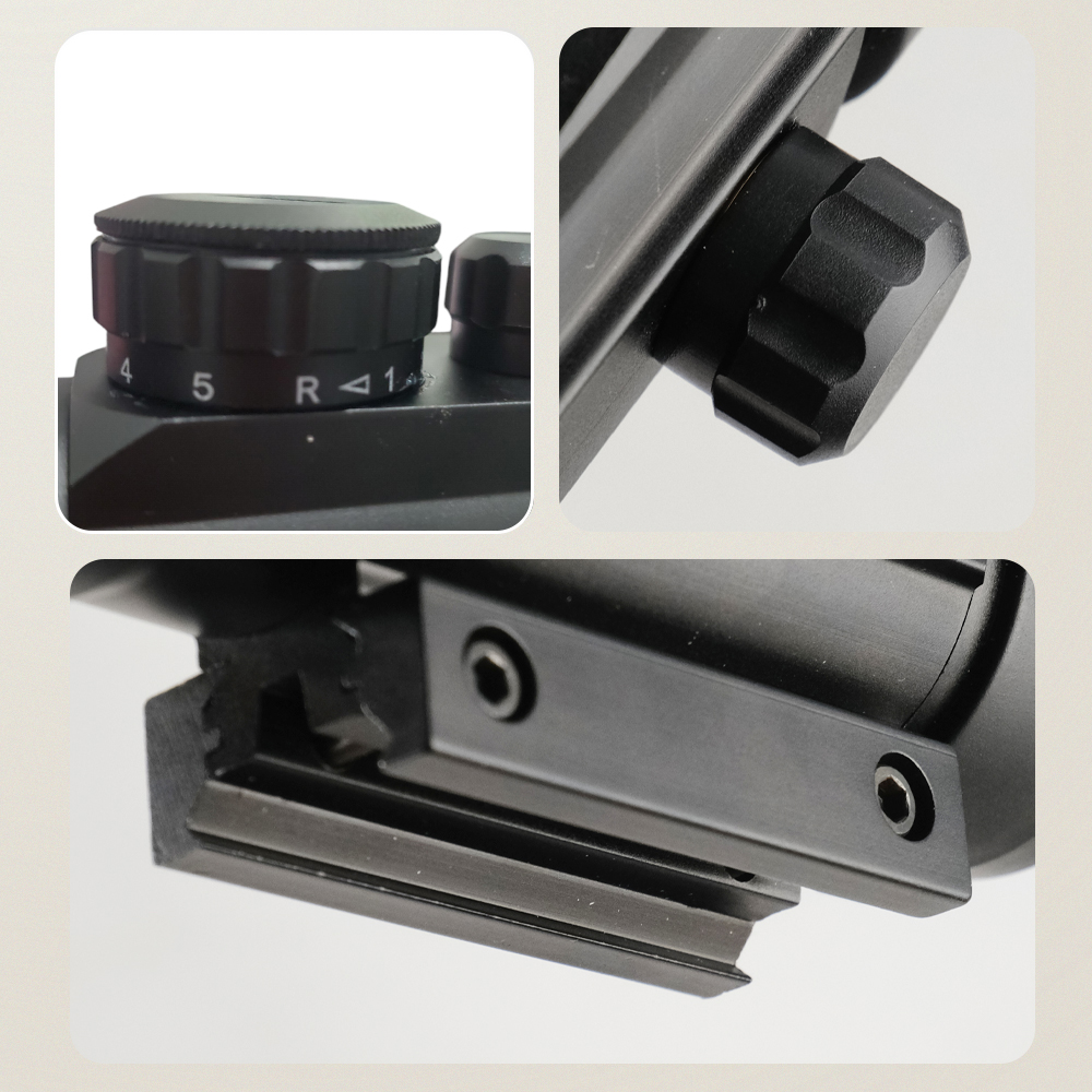 Bushnell Red Green Dot Laser Gun Optical Sight Mount Rifle 3x44 - 3X44RD
