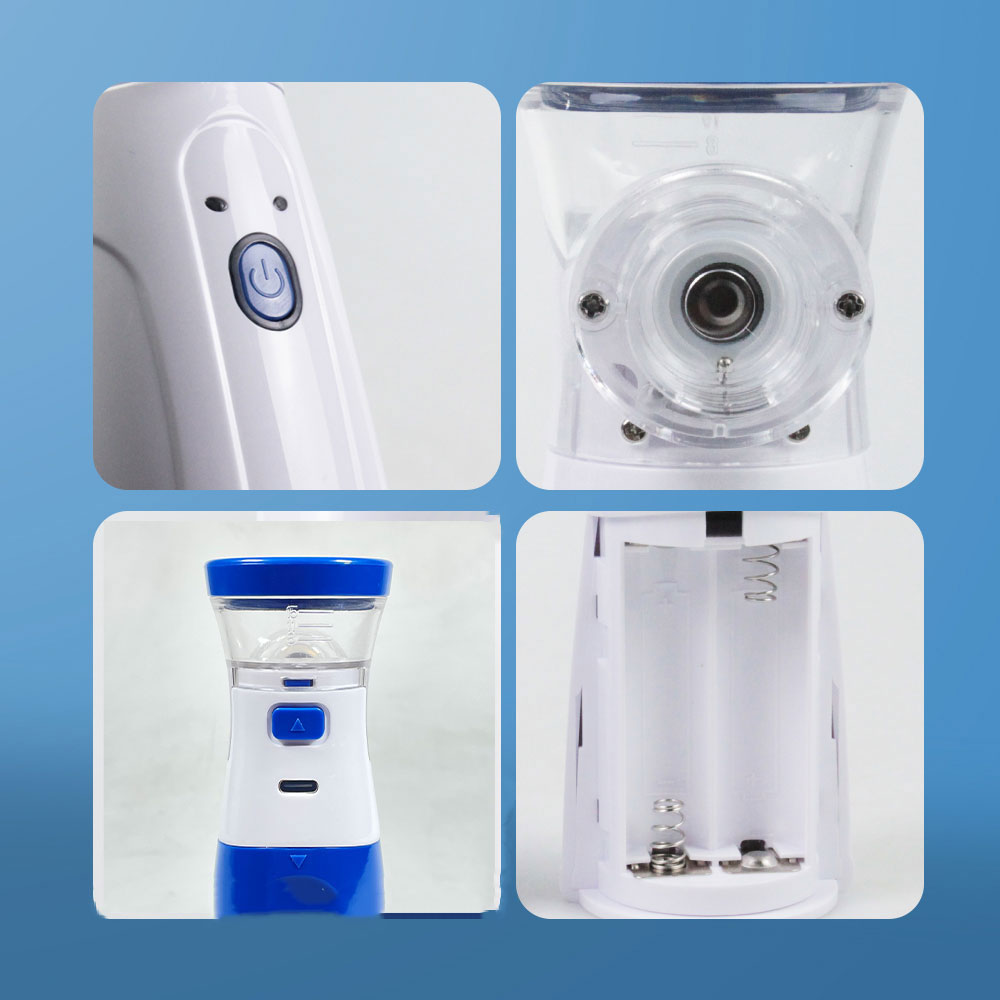 TaffOmicron Alat Terapi Pernapasan Handheld Inhaler Nebulizer Machine - JSL-W302