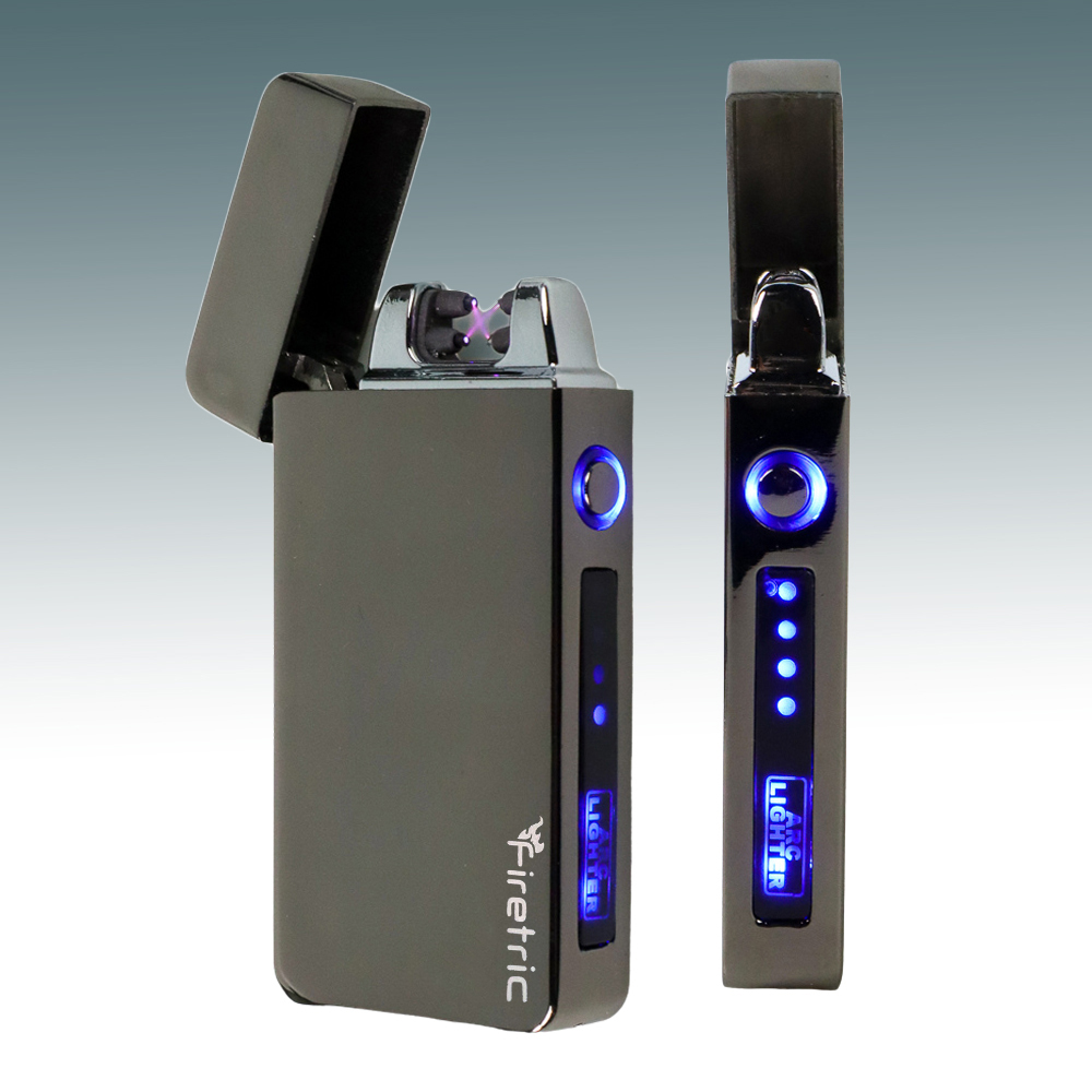 Firetric Korek Api Elektrik Pulse Plasma Cross Double Arc Lighter - JL613-FD