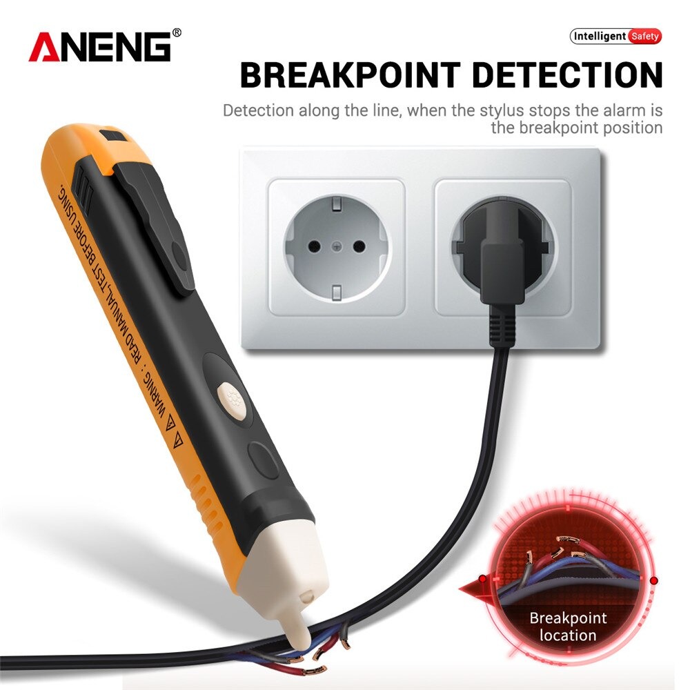 ANENG Tespen Tester Non Contact AC Voltage 90V-1000V - 1AC-D Plus