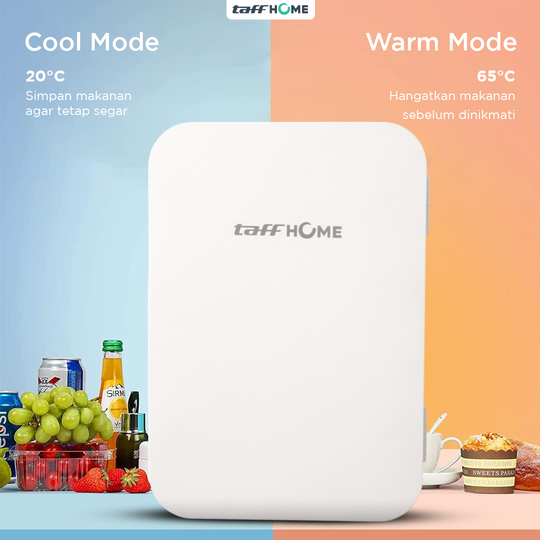 TaffHOME Kulkas Mini Mobil 2in1 Cooler Warmer 8L - KS-002