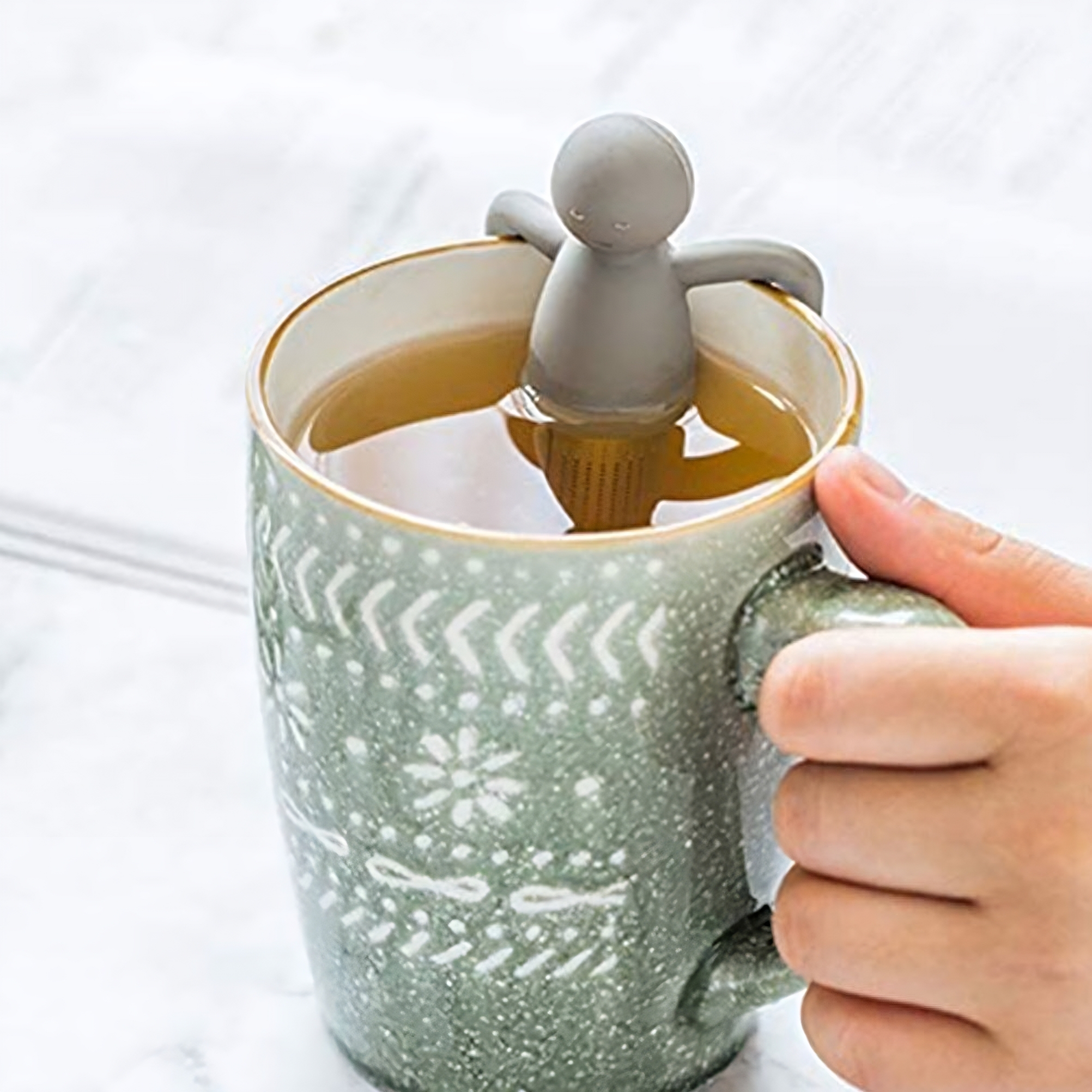 BalmyDays Saringan Teh Tea Filter Infuser Filter Chilling Man - K523