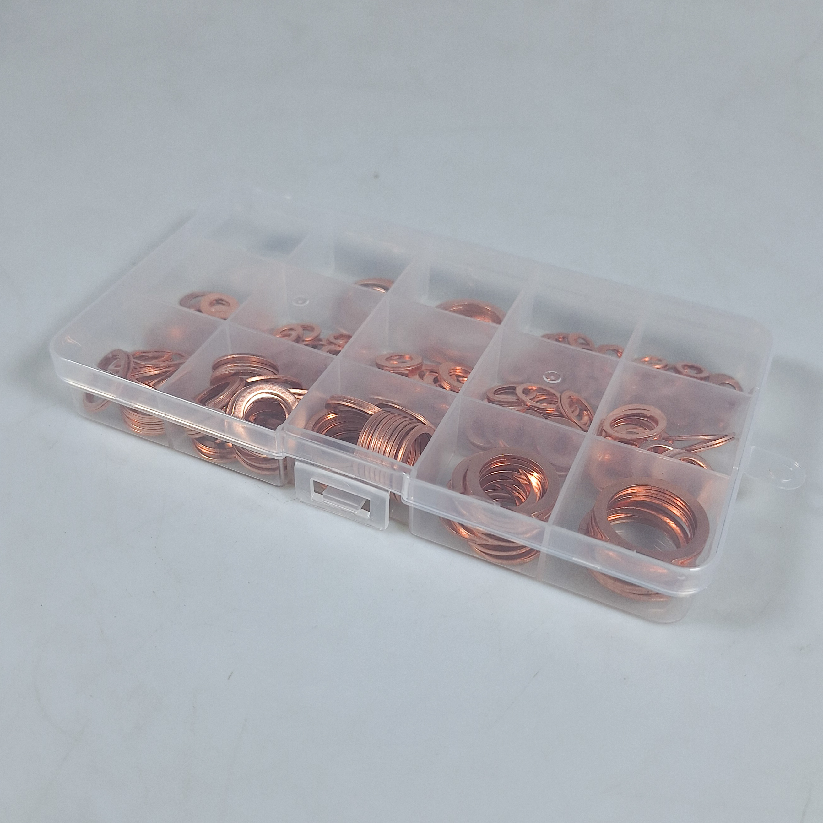 Lissony Ring Baut Gasket Bolt and Nut Flat Ring Tembaga M5-M20 280 PCS - L2280