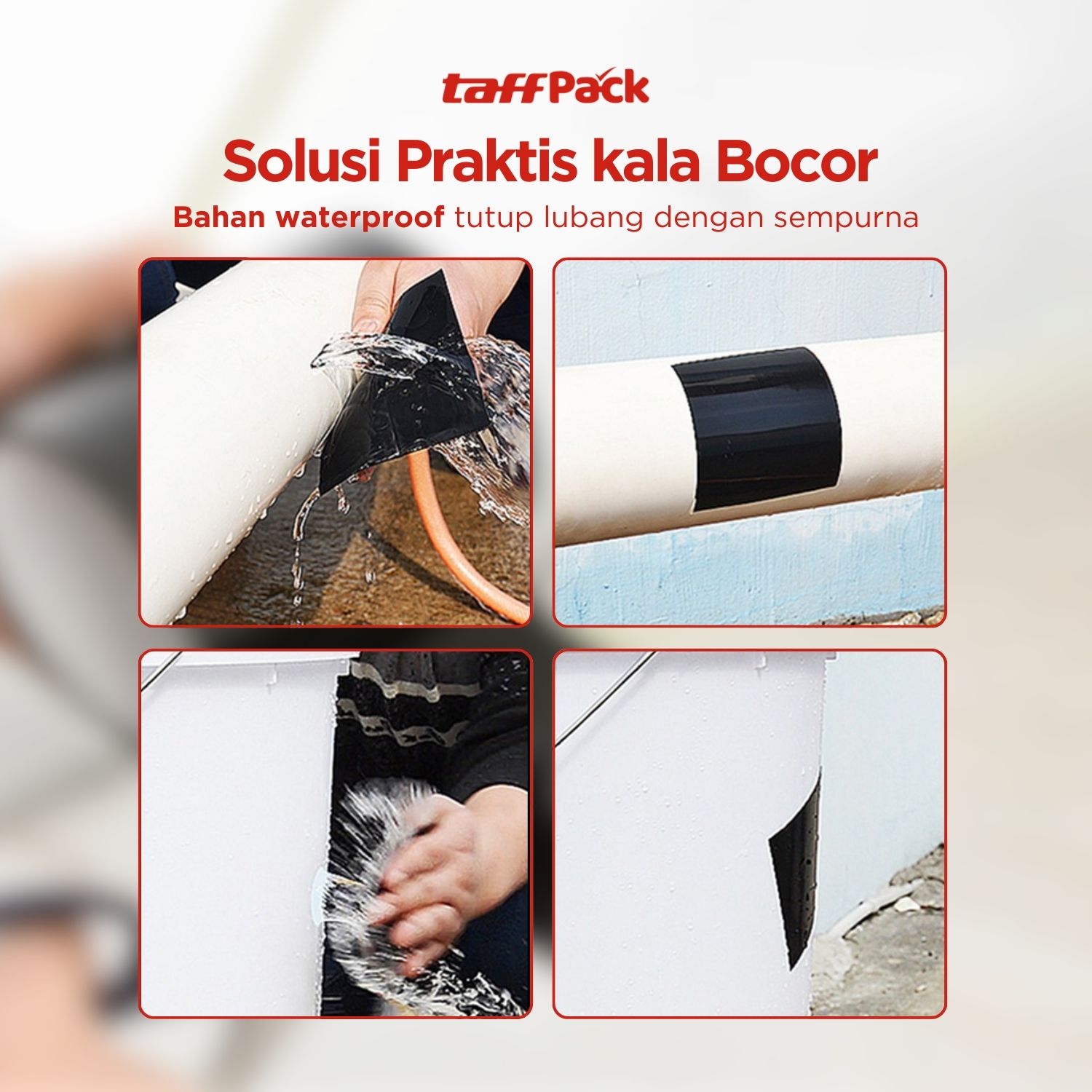 TaffPACK Lakban Anti Bocor Waterproof Leak Repair Tape 10x150cm - 51DB