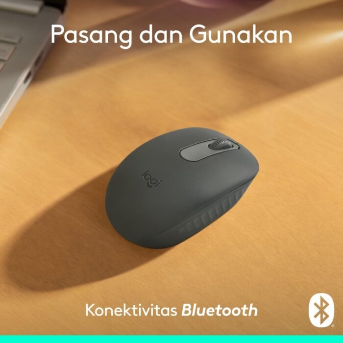 Logitech Mouse Bluetooth Wireless Optical 5.0 Ergonomic 3 Key 1000DPI - M196