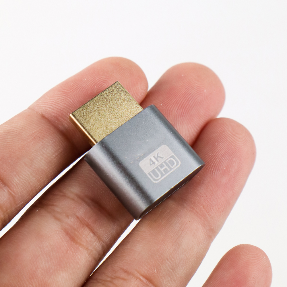 DZST Plug HDMI Virtual Dummy Port Adapter Mining 1.4 DDC EDID 4K UHD - DZ025