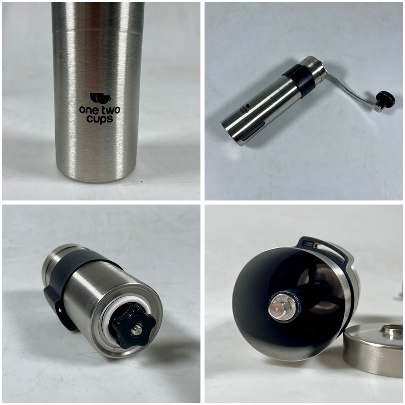 One Two Cups Alat Penggiling Kopi Manual Coffee Grinder Adjustable - OTC48