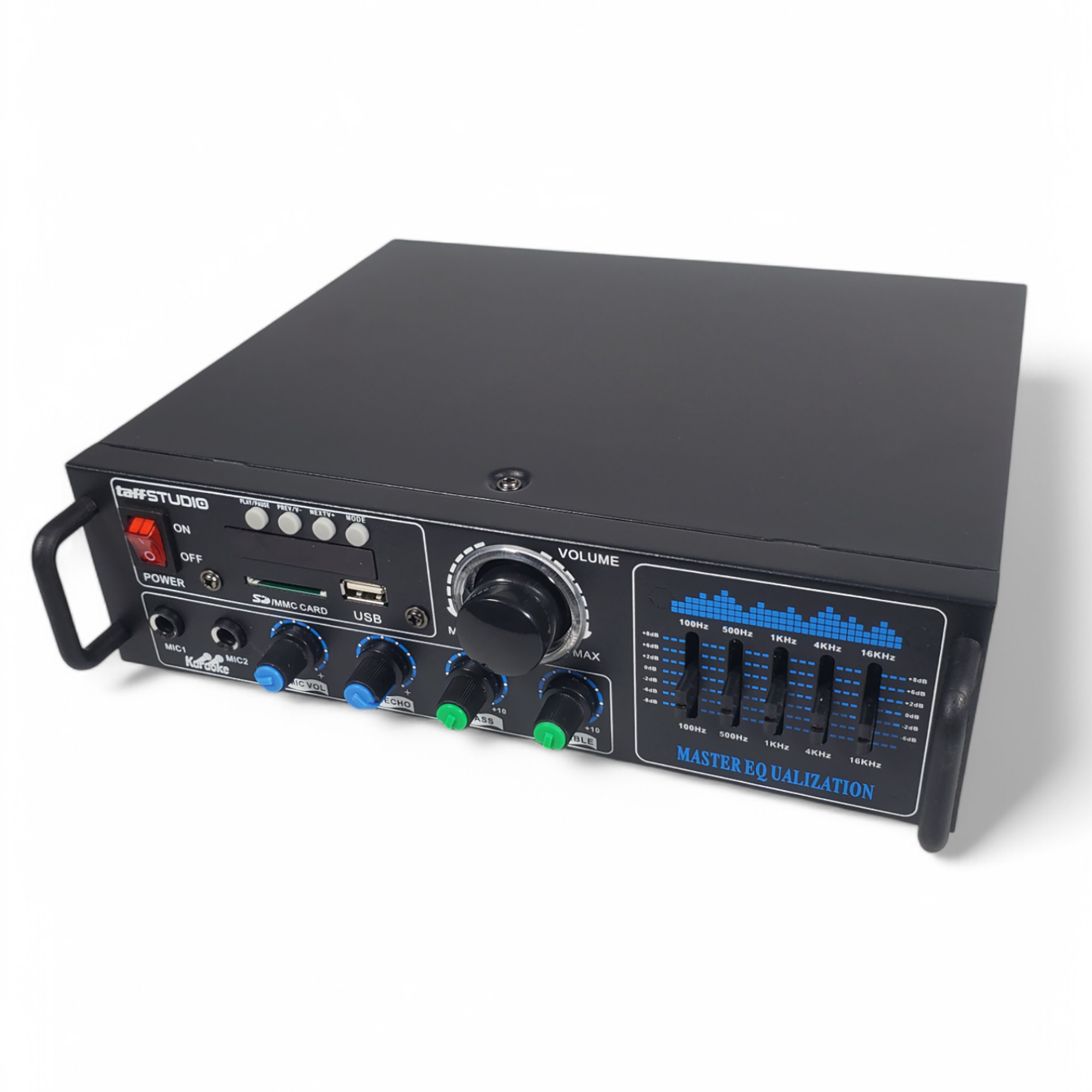 TaffSTUDIO Audio Amplifier Bluetooth LED Display HiFi USB 160W - AV-016BT