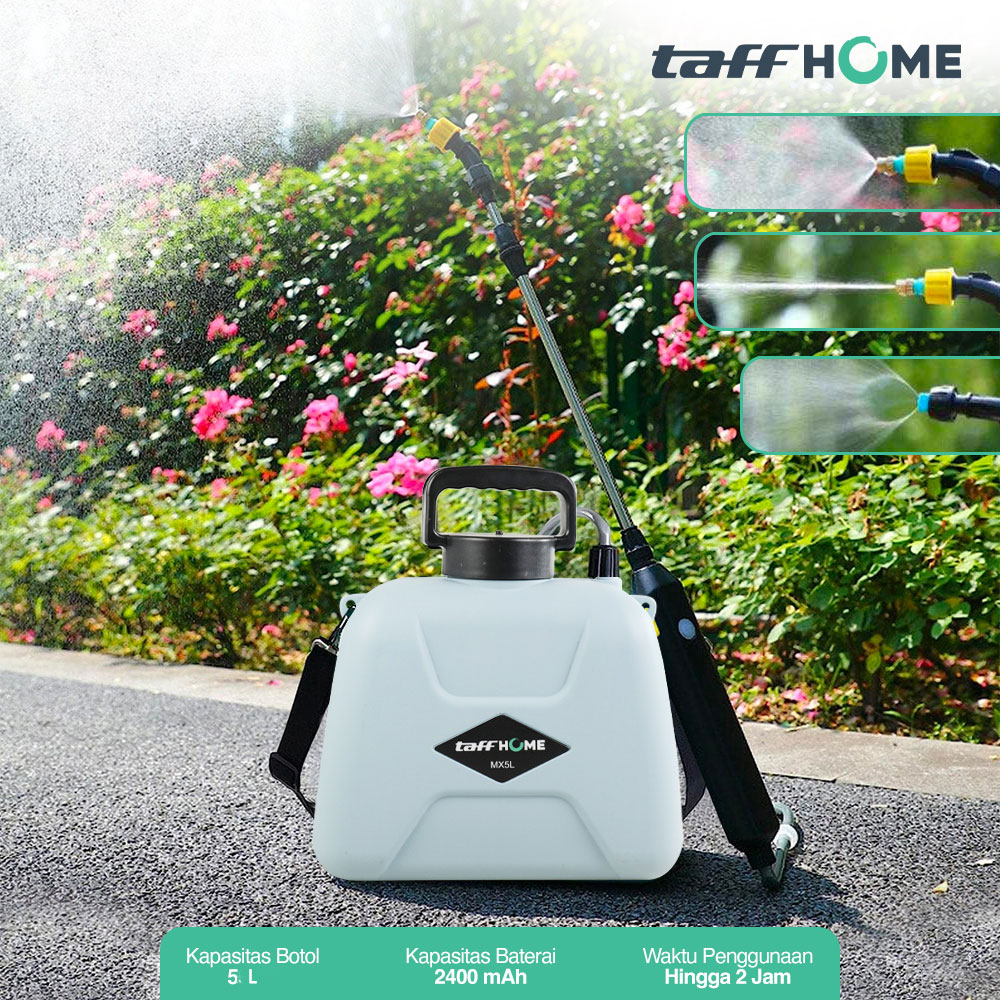 TaffHOME Semprotan Tanaman Elektrik Sprayer Shoulder Type 5L - MX5L