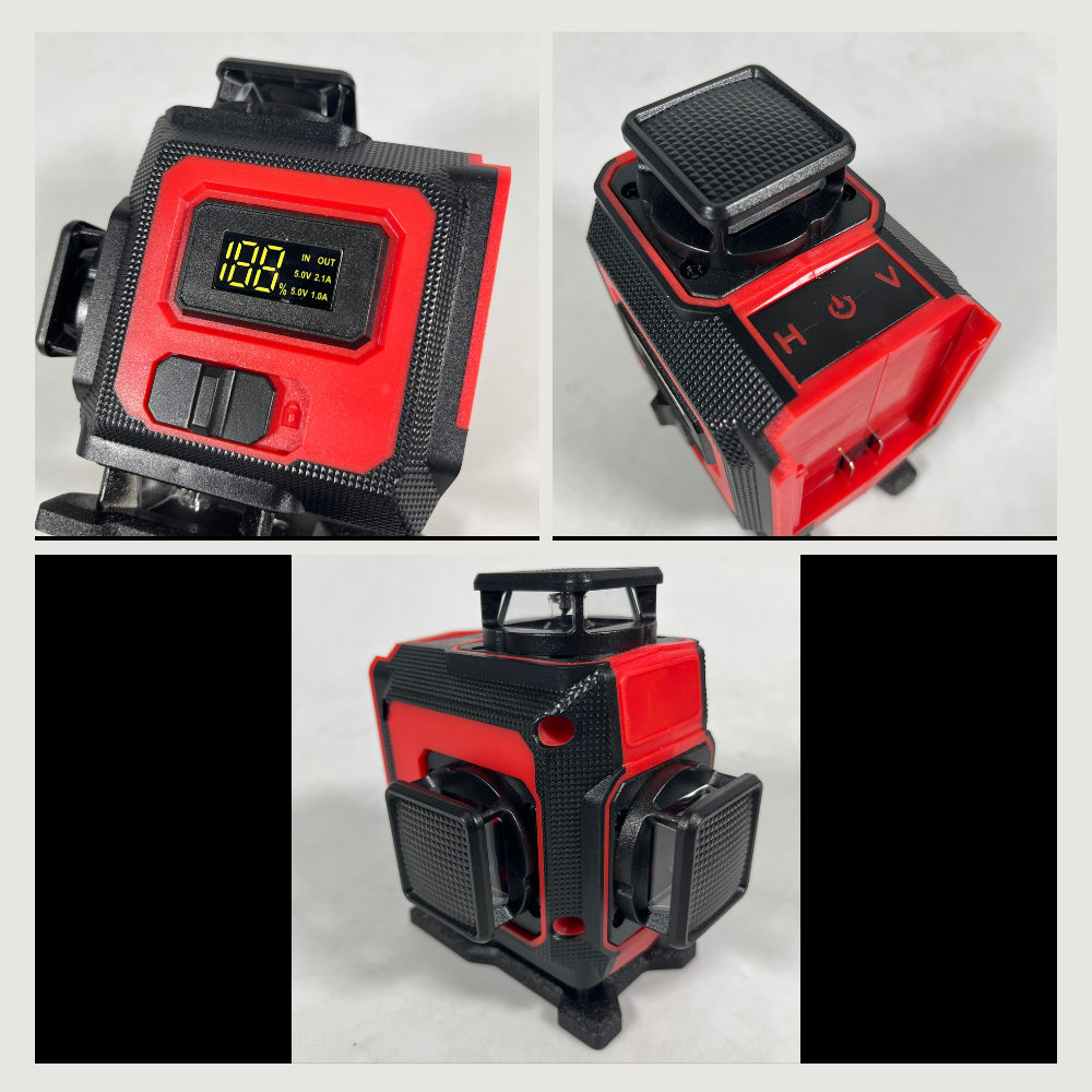 WEIDDW Laser Level Self Leveling 4D 16 Lines 3000mAh with Remote - M500