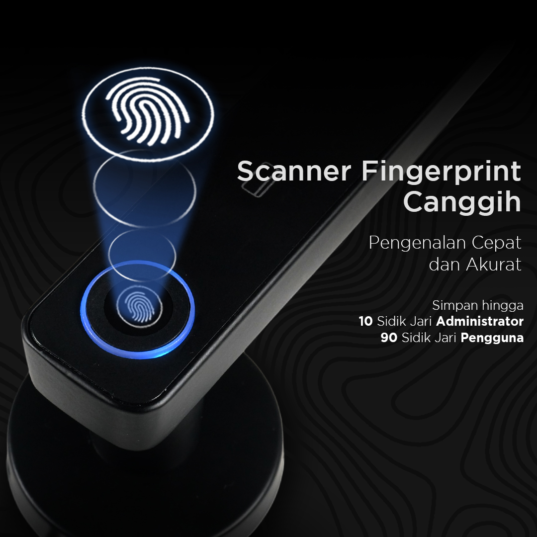 Foshan Smart Door Lock Fingerprint Password Key Card - M20