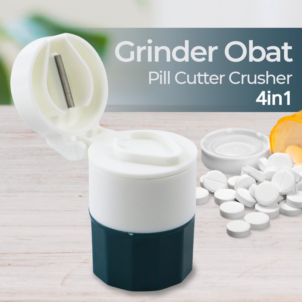 KuZHEN Grinder Obat Tablet Pill Cutter Crusher 4in1 - LST-25