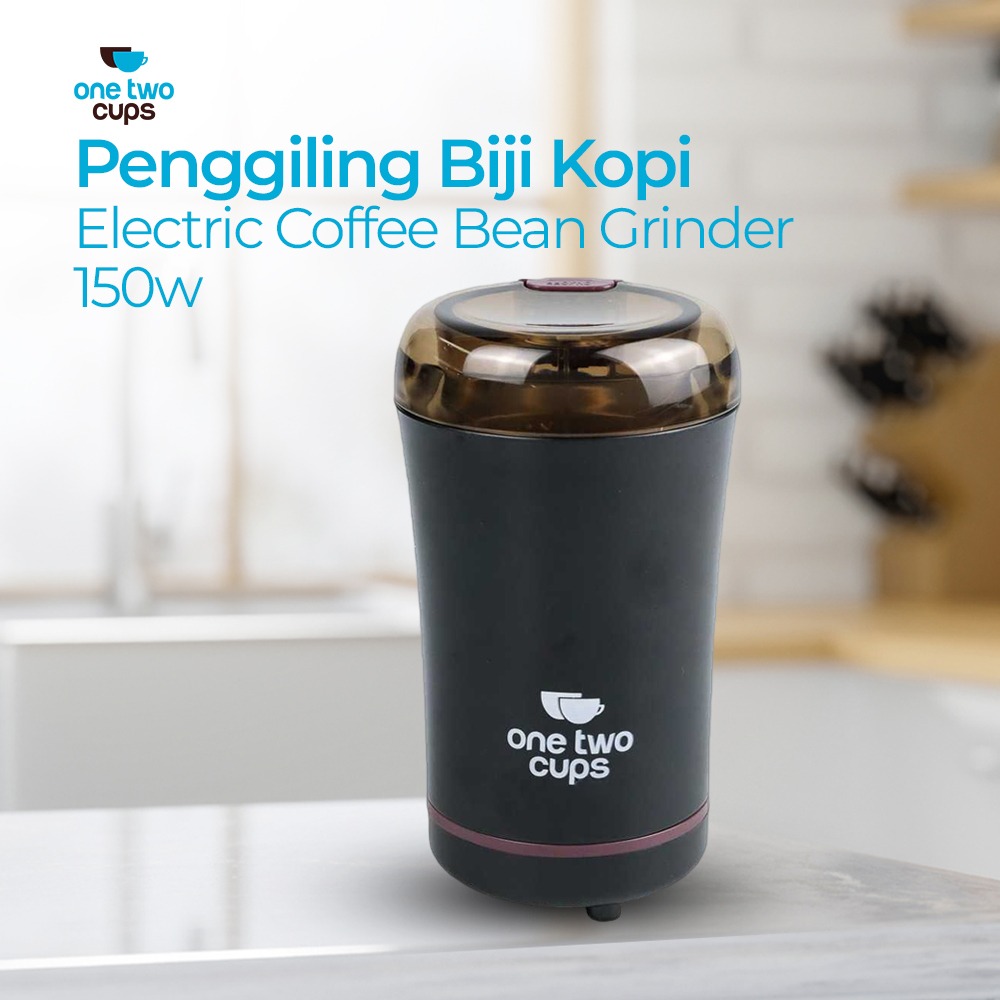 One Two Cups Penggiling Biji Kopi Elektrik Coffee Grinder 50g 150W - M150A