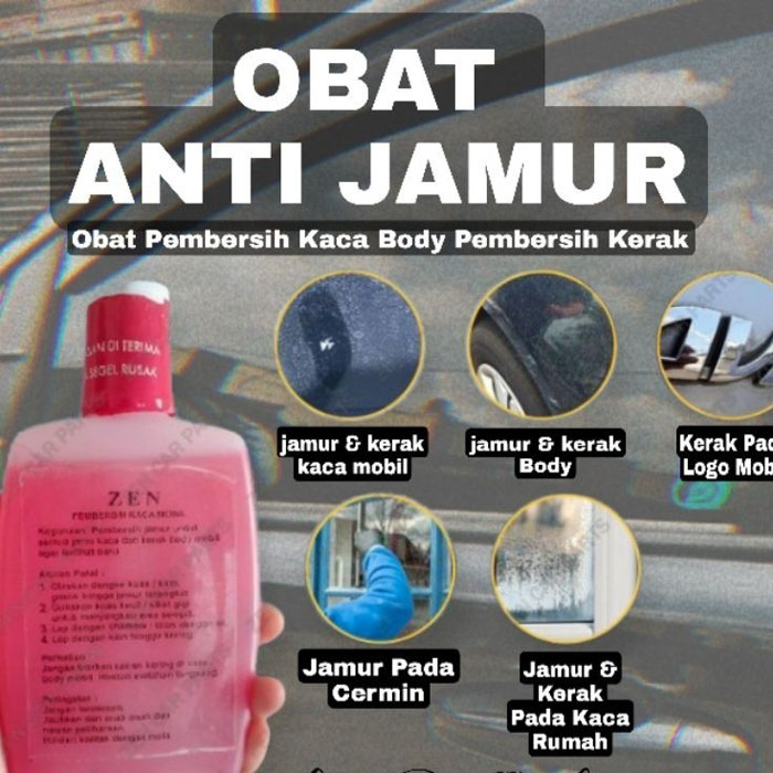 Pembersih Kaca Mobil Obat Jamur Kerak Body 200ml